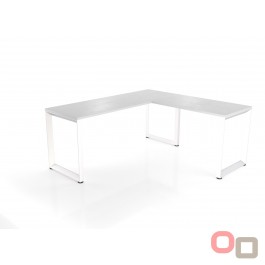 Infinity Anvil Loop Legs Corner L-Shaped Workstation 1500