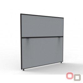 Rapid Office Partition Desk Mounted Screen - 1200H