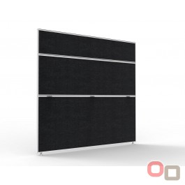 Rapid Office Partition Desk Mounted Screen - 1500H