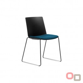 Jubel Sled Frame Upholstered Visitor Chair 