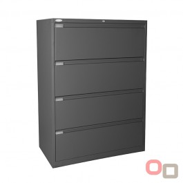 Steelco Premium Lateral Filing Cabinet 4 Drawer 