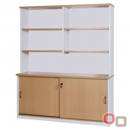 Premium Wall Unit Combo 1800W - Oak Over White