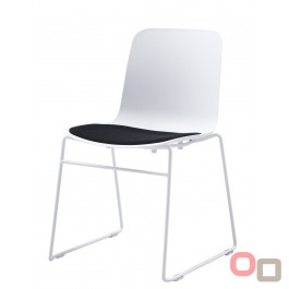 Lumin Visitor Chair White - Check Stock*