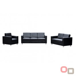 Marcus 3 Seater Leather Lounge