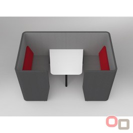 Motion Meeting Booth 4 Person Seating