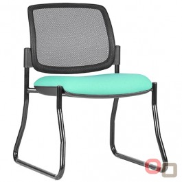 Maxi Mesh Back Visitor Chair Sled Frame