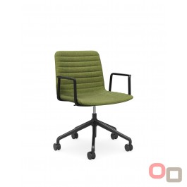 Nikola Swivel Meeting Chair With Arms