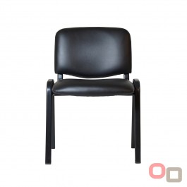 Nova Visitor Chair - Black PU