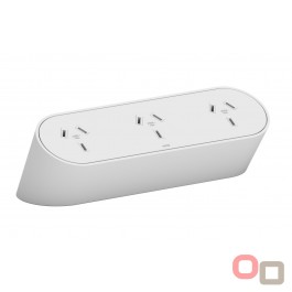 Nova Trio Desk Mount Power Rail