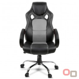 Racer High Back Office Chair Grey R22G - Stock Check*