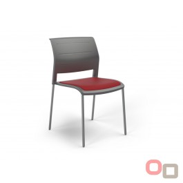 Game Visitor Seat Pad Chair - 4 Leg or Sled Frame