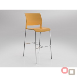 Game Bar Stool PP Shell - 7 Colours