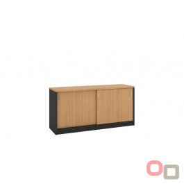 Sliding Door Buffet Credenza 1500 BEECH - 5 Colours