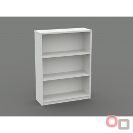 Medium Open Bookcase 1200H WHITE - And 5 Colours