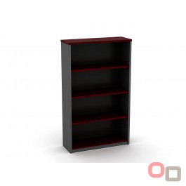 Medium Open Bookcase 1200H Redwood - And 5 Colours