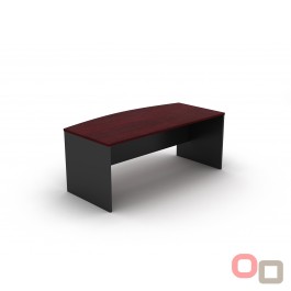 Bow Front Office Desk 1800 - 5 Colours