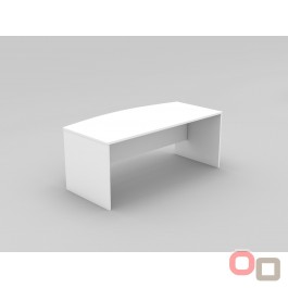 Bow Front Office Desk 1800 - 5 Colours