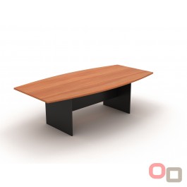  Boat Shaped Boardroom Meeting Table 2400W - 5 Colours