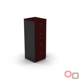 4 Drawers Filing Cabinet Redwood - 5 Colours