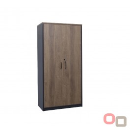 Premium Walnut Full Door Cupboard Regal - 3 Colours