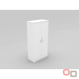 Full Door Stationery Cupboard 1800 WHITE - 5 Colours