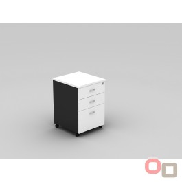 Mobile pedestal 3 drawers With Lock WCH - 5 Colours
