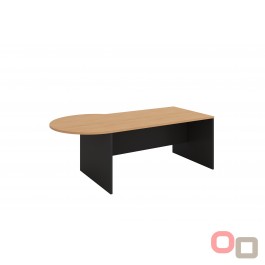 P - End Executive Desk 2100mm - 5 Colours