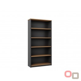 Open Bookcase 1800H Regal Walnut - 3 Colours