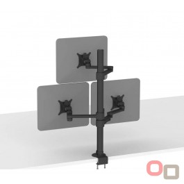 OTS Premium Triple Monitor Arms - 2 Colours