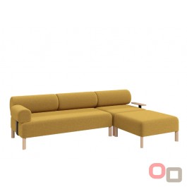 Pebbles Corner Sofa With Side table