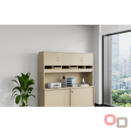 Wall Unit with Pigeon Holes Hutch - 3 Colours