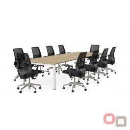 Plaza Boardroom Table 3600 x 1200 - Many Sizes