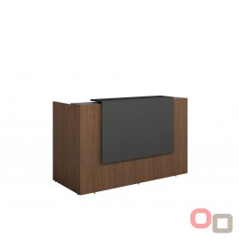 Opal Reception Counter Regal Walnut 2100