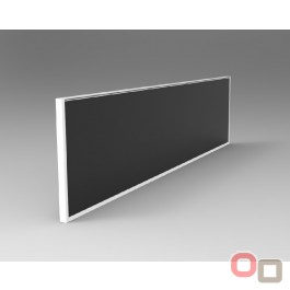 GP Charcoal Desk Mounted Office Screen - 475H