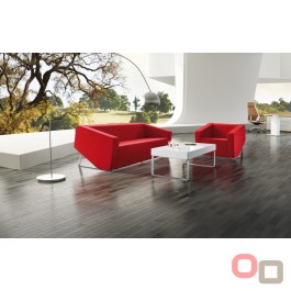 Cube Single Seater Leather Lounge
