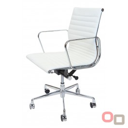 Skot Mid Back Leather Meeting Chair - Projects only