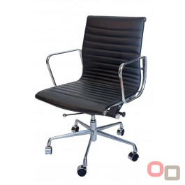 Skot Mid Back Leather Meeting Chair - Projects only