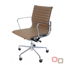 Skot Mid Back Leather Meeting Chair - Projects only