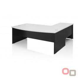 Bow Front Desk and Return 18x18 - And 5 Colour Options