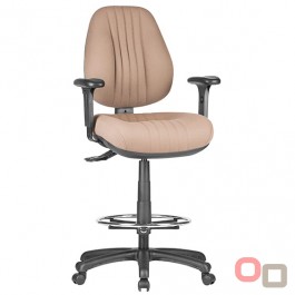 Safari Upholstered Drafting Chair - 2 Options