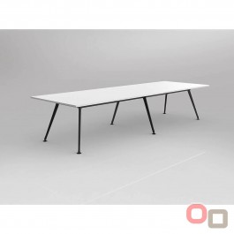Team Black Boardroom Table 3000x1500 - Many Sizes
