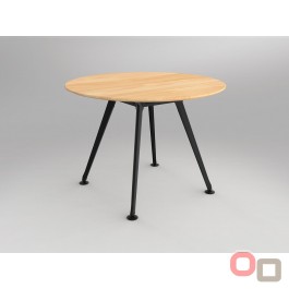 Team Black Round Meeting Table 1200 - Many Sizes