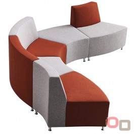 Twist Modular Sofa - Configuration 1