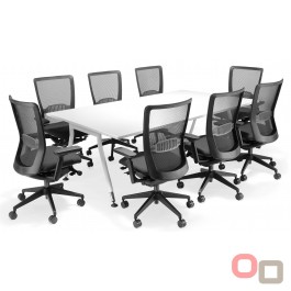 Vector Boardroom Table 2400 x 1200 - Many Sizes 