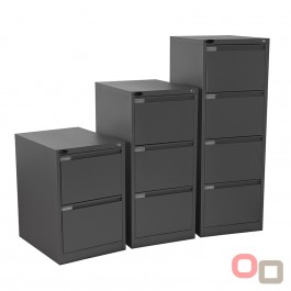 Mercury Vertical Metal Filing Cabinet - 3 Sizes