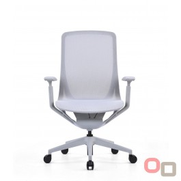 Aria Boardroom Task Chair - Light Grey