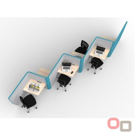 Motion Wave 6 Work Pods