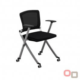Zigg Mesh Back Training Chair with arms - CLEARANCE