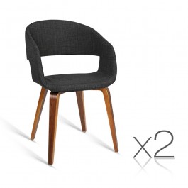 Kinn Visitor Chair Charcoal Fabric - Check Stock