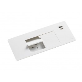 Flip in Desk Box  2 GPO & 2 USB Type A and C + Power Lead